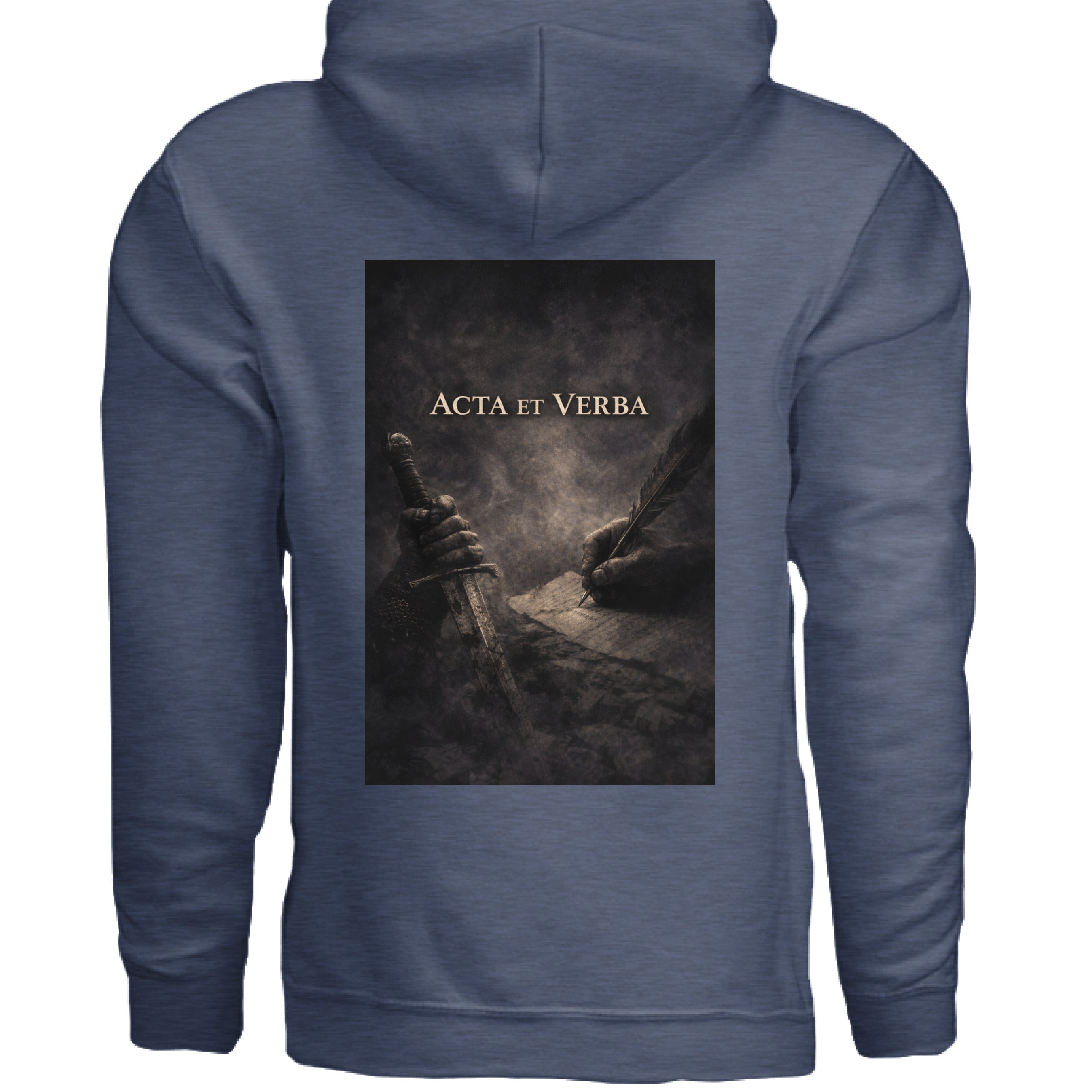 Heather Sport Dark Navy - BACK