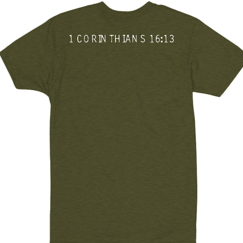 Military Green Heather - BACK