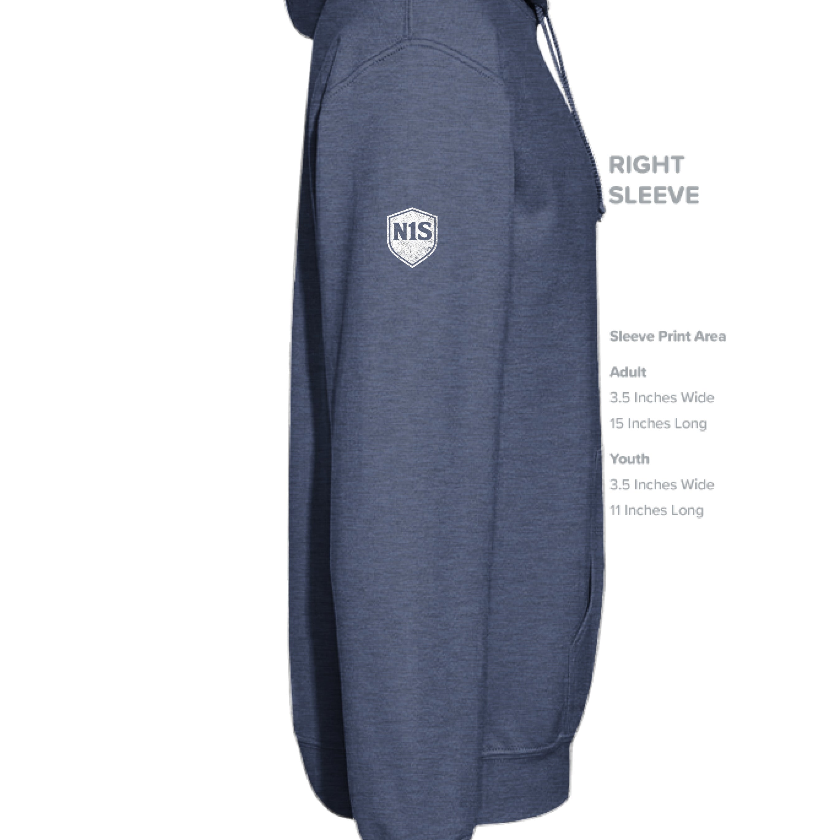 Heather Sport Dark Navy - SLEEVE_RIGHT